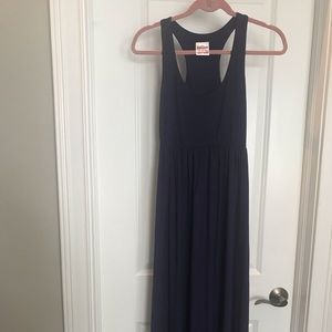 Navy Blue Maxi Dress
